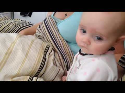 Ellie pretending to fall asleep [VIDEO]